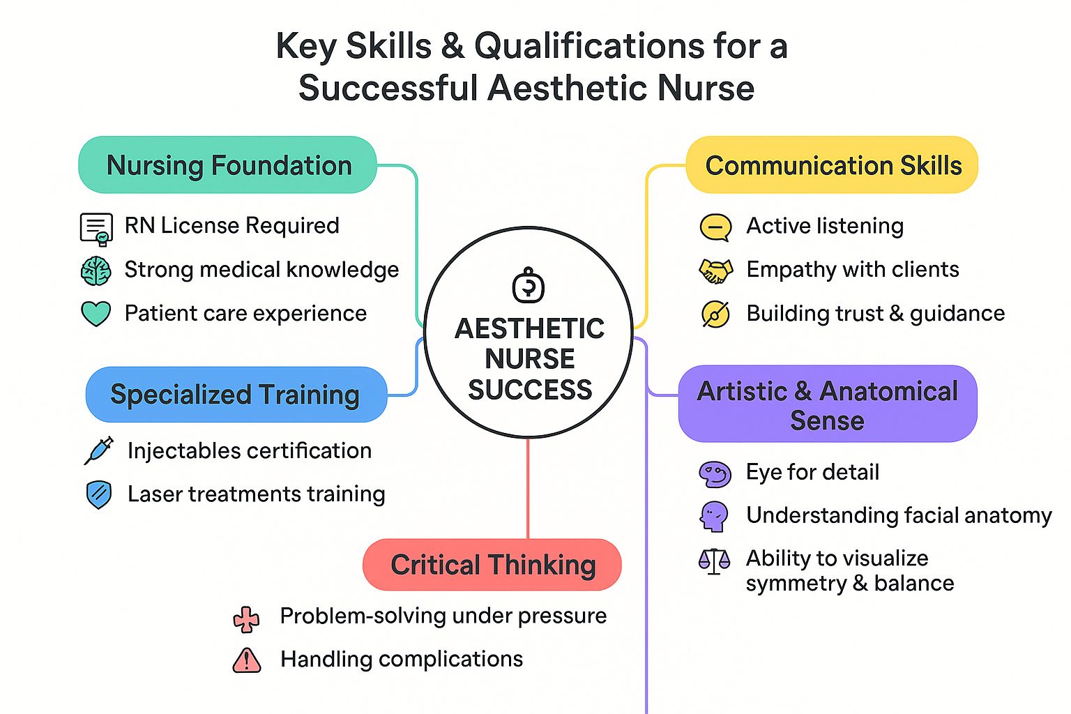 aesthetic nurse key skills